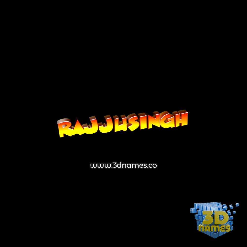rajjusingh in Black Background style - 3D name wallpaper rajjusingh in Black Background style - 3D name wallpaper