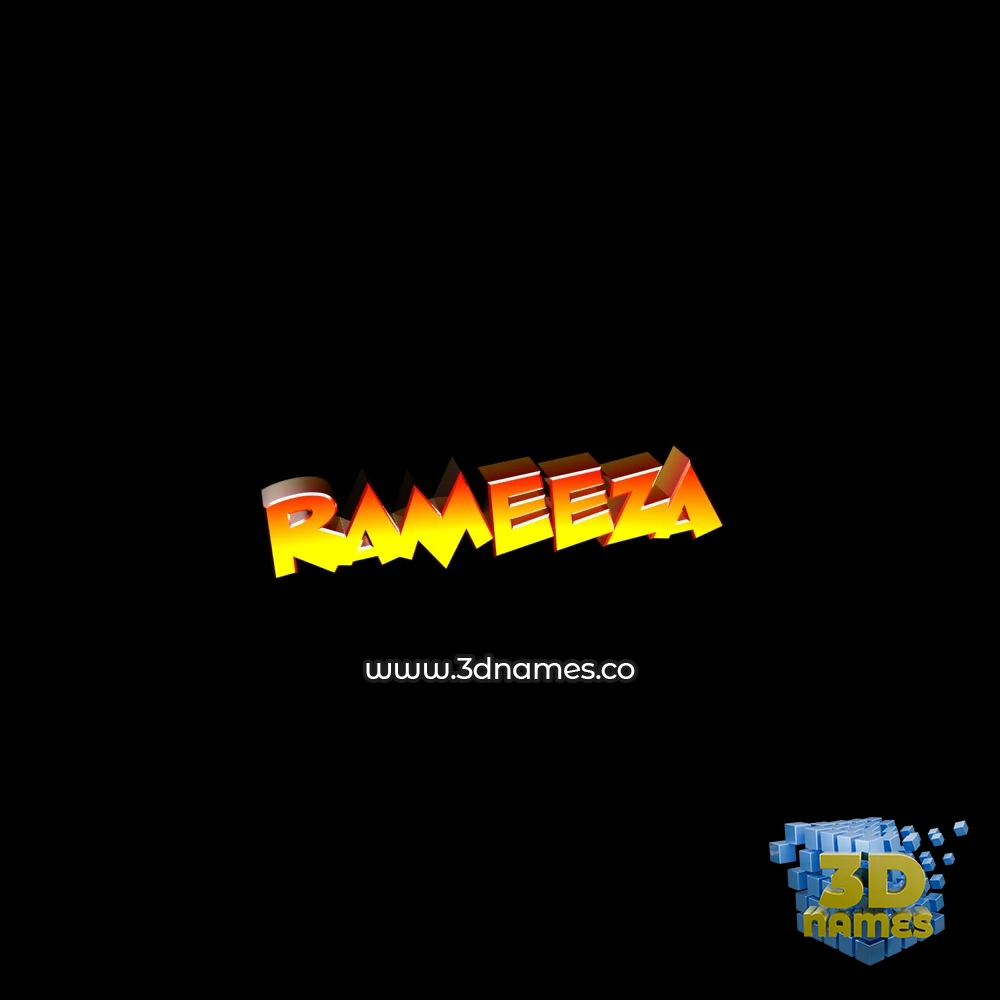 rameeza in Black Background style - 3D name wallpaper rameeza in Black Background style - 3D name wallpaper