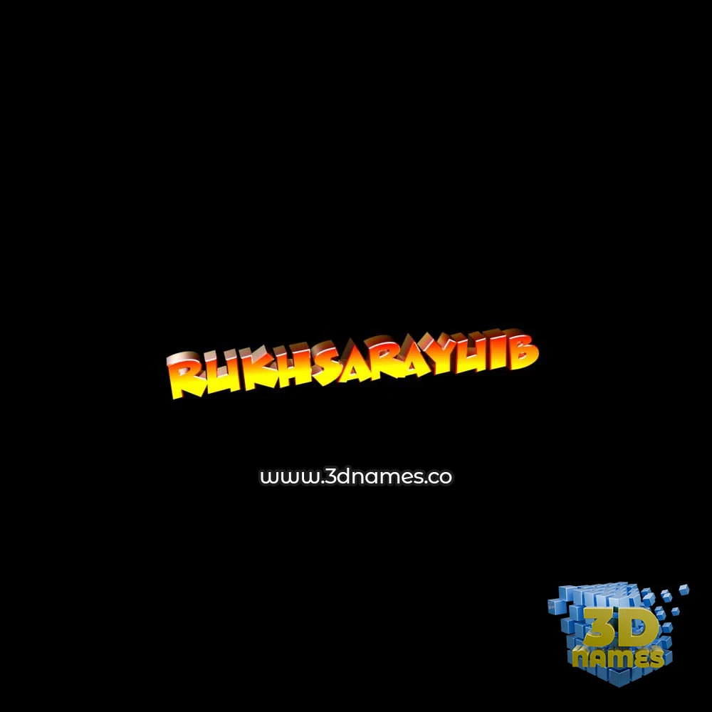 rukhsarayuib in Black Background style - 3D name wallpaper rukhsarayuib in Black Background style - 3D name wallpaper
