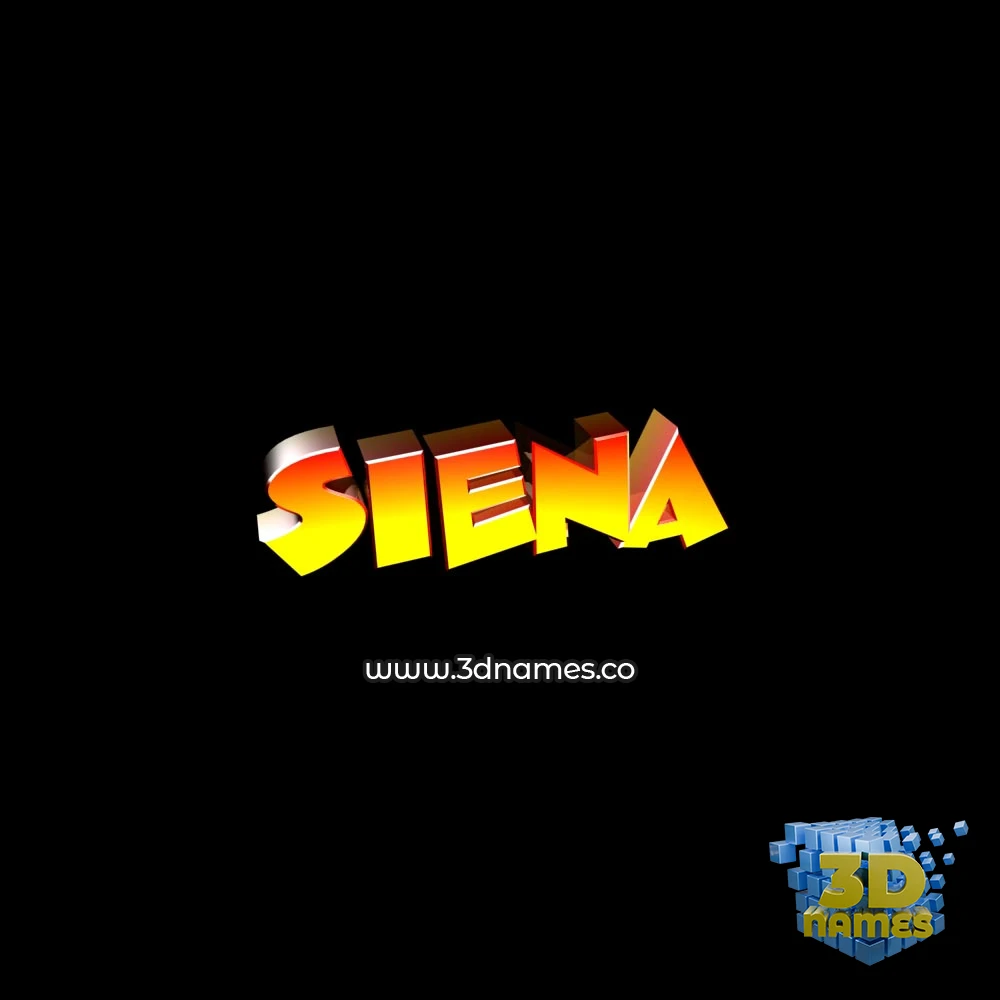 siena in Black Background style - 3D name wallpaper siena in Black Background style - 3D name wallpaper