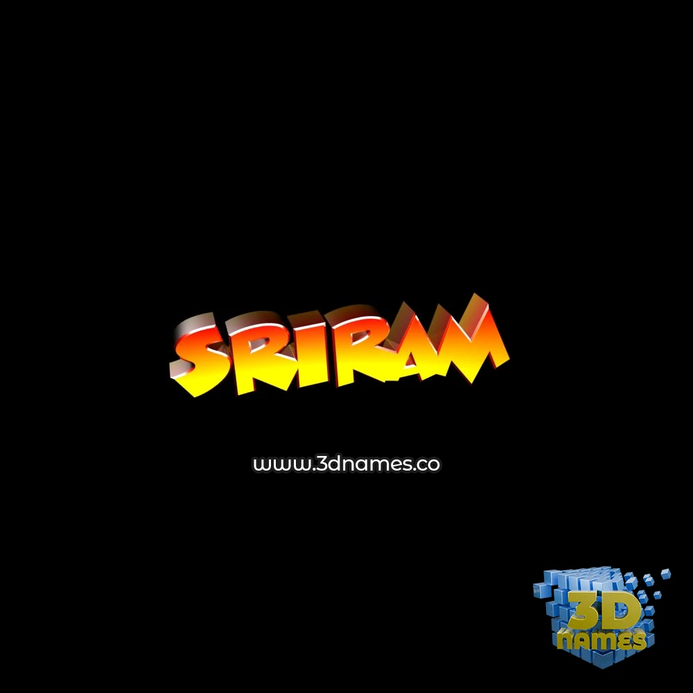 sriram in Black Background style - 3D name wallpaper sriram in Black Background style - 3D name wallpaper