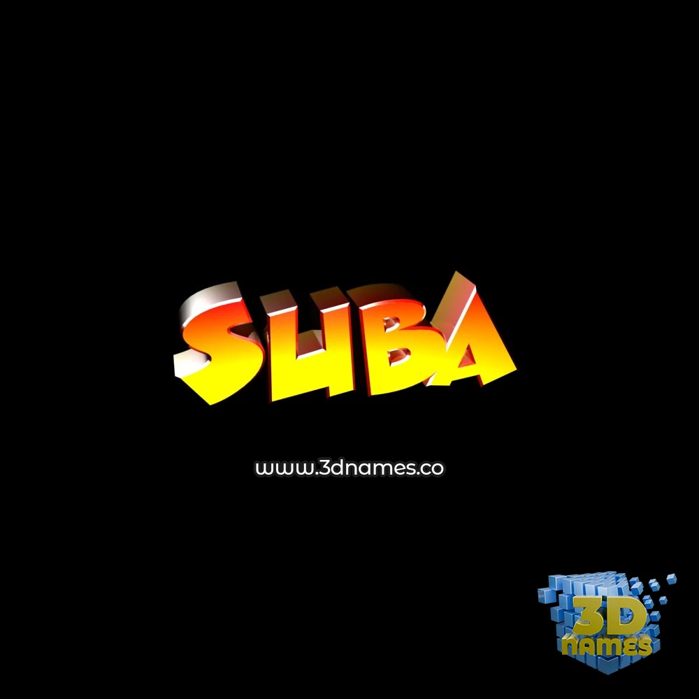 suba in Black Background style - 3D name wallpaper suba in Black Background style - 3D name wallpaper