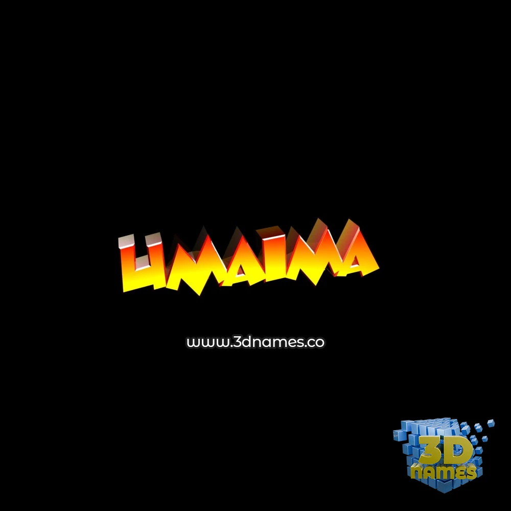 umaima in Black Background style - 3D name wallpaper umaima in Black Background style - 3D name wallpaper