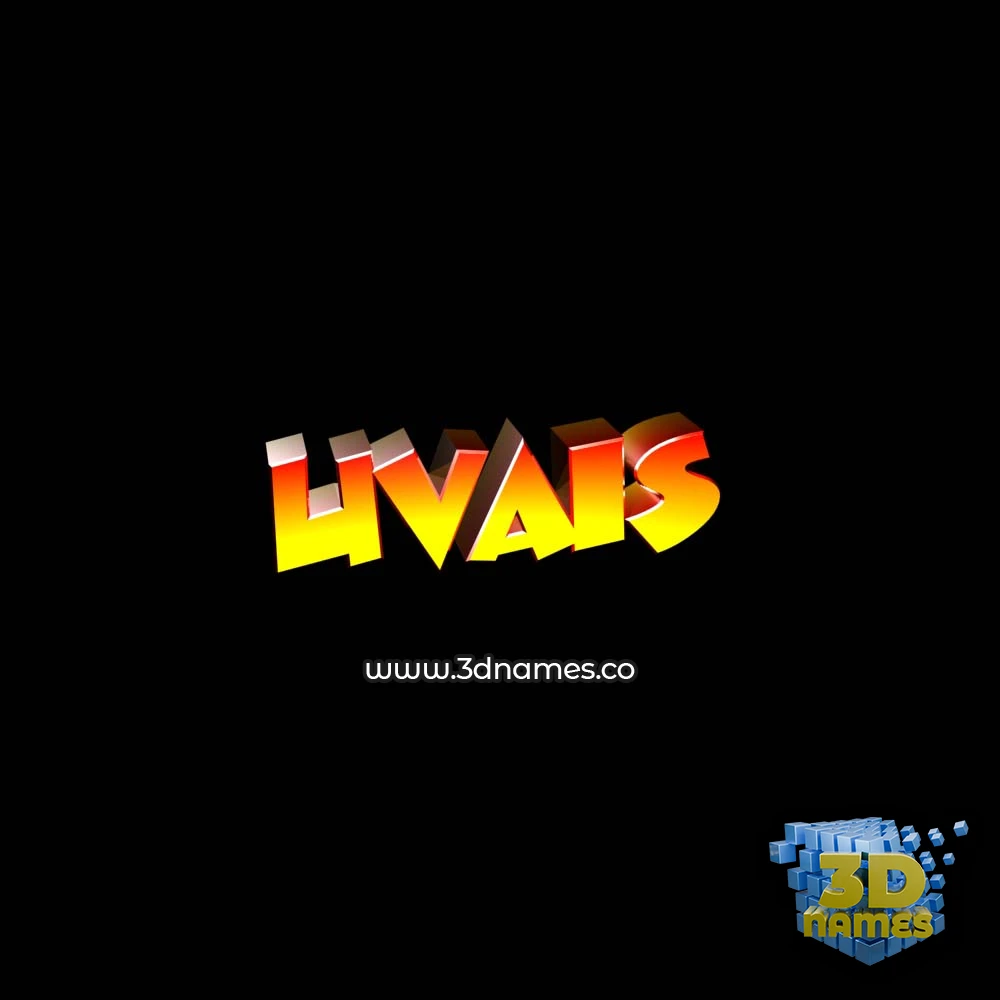 uvais in Black Background style - 3D name wallpaper