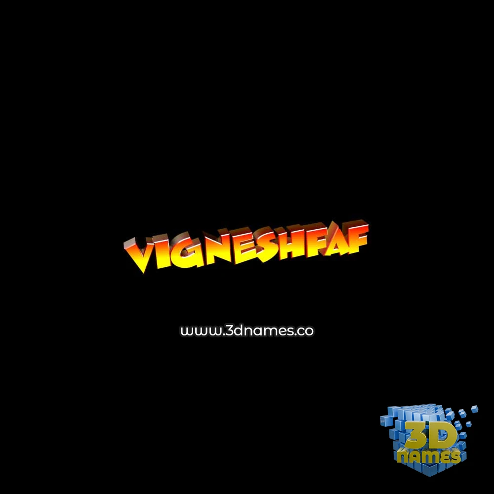 vigneshfaf in Black Background style - 3D name wallpaper vigneshfaf in Black Background style - 3D name wallpaper