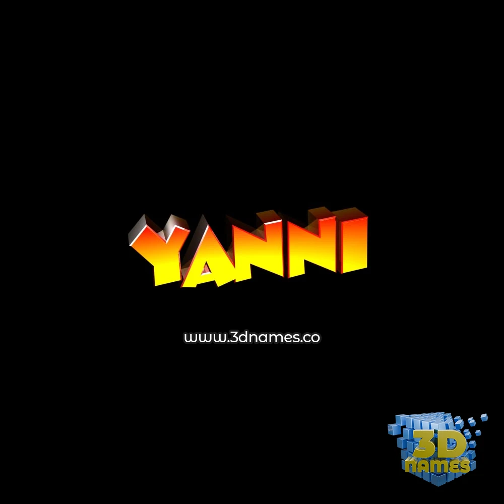 yanni in Black Background style - 3D name wallpaper yanni in Black Background style - 3D name wallpaper