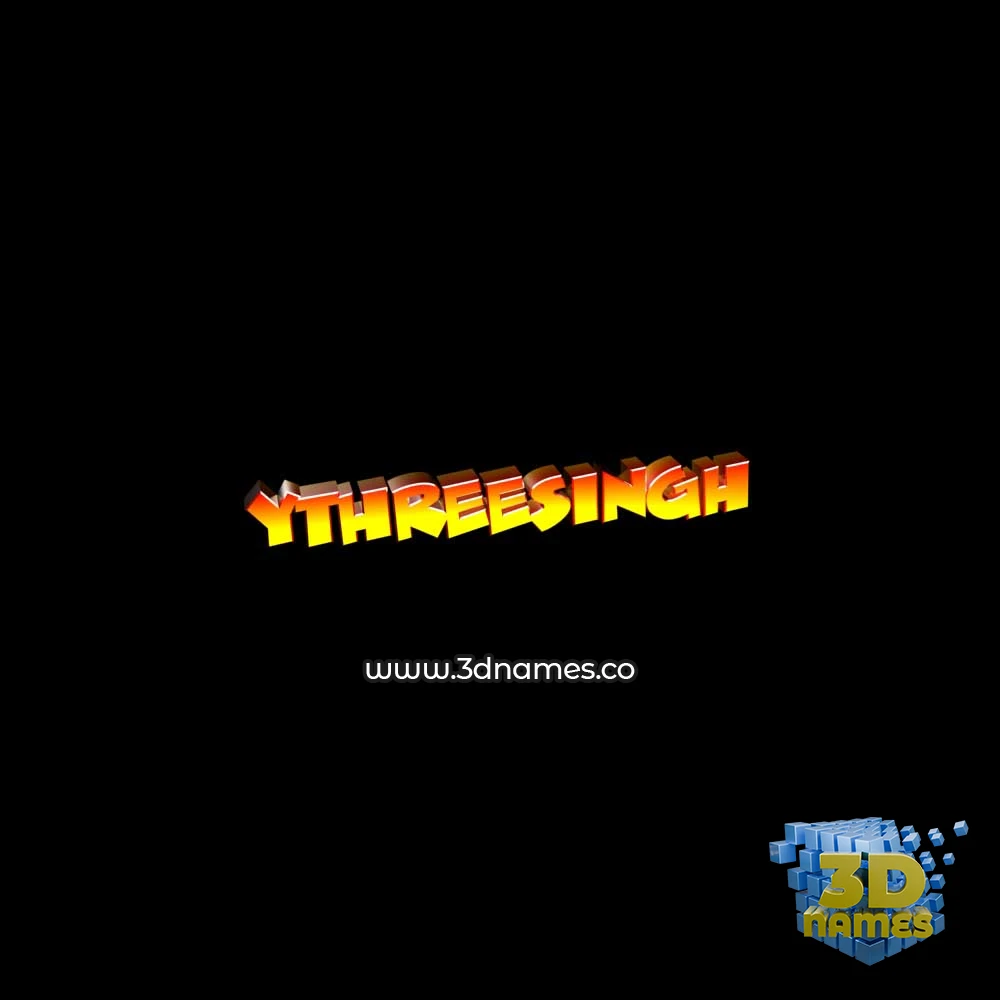 ythreesingh in Black Background style - 3D name wallpaper ythreesingh in Black Background style - 3D name wallpaper