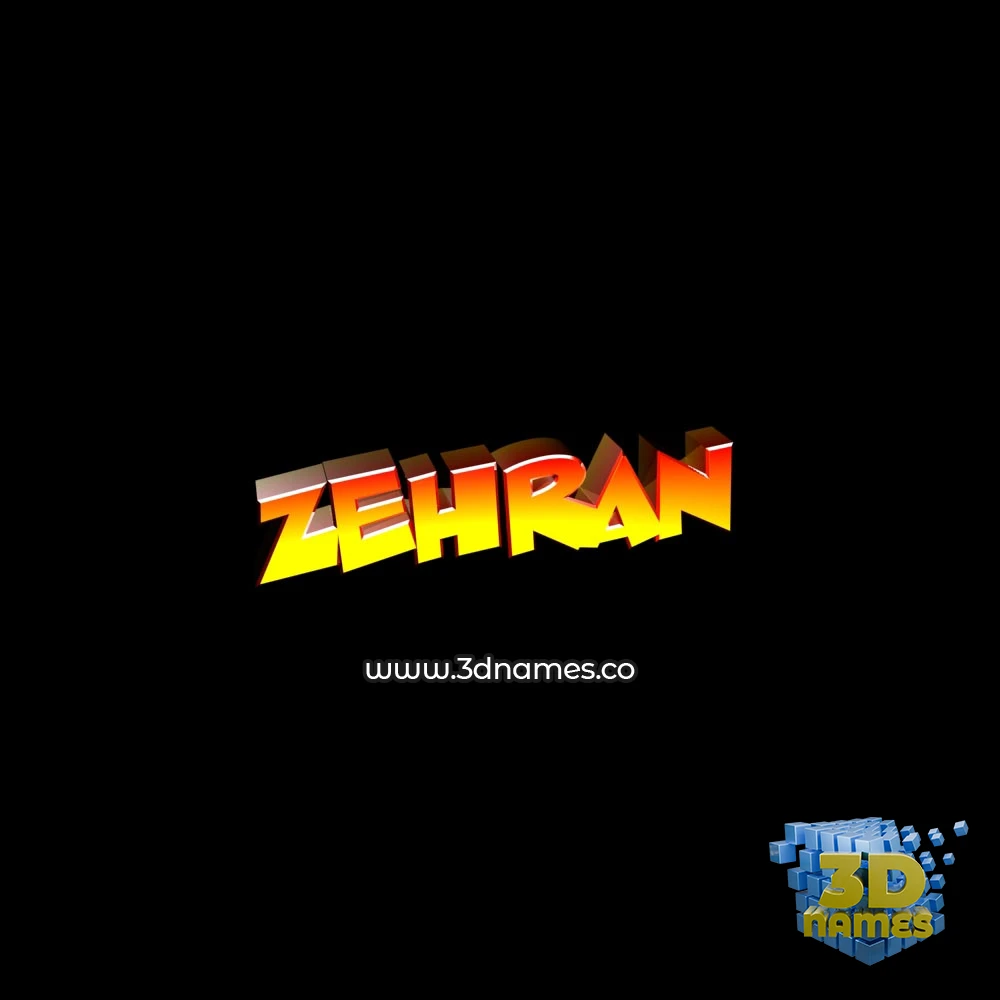 zehran in Black Background style - 3D name wallpaper zehran in Black Background style - 3D name wallpaper