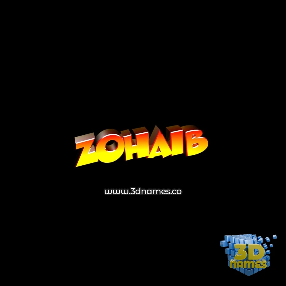 zohaib in Black Background style - 3D name wallpaper zohaib in Black Background style - 3D name wallpaper