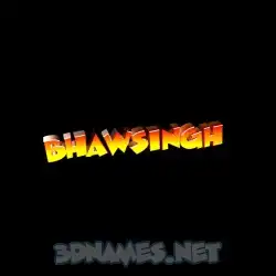 bhawsingh in Black Background style - 3D name wallpaper