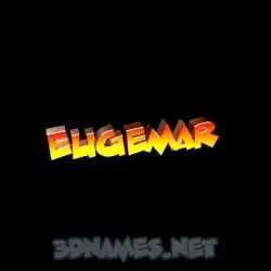 eugemar in Black Background style - 3D name wallpaper