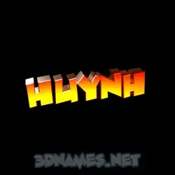 huynh in Black Background style - 3D name wallpaper