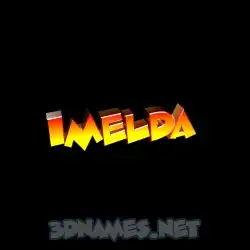 imelda in Black Background style - 3D name wallpaper