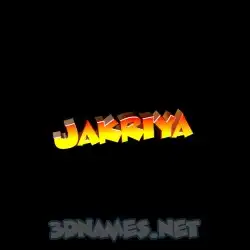 jakriya in Black Background style - 3D name wallpaper