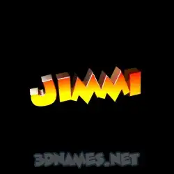 jimmi in Black Background style - 3D name wallpaper