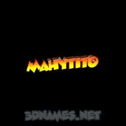 mahytito in Black Background style - 3D name wallpaper