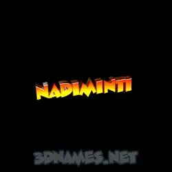 nadiminti in Black Background style - 3D name wallpaper