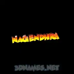 nagendhra in Black Background style - 3D name wallpaper