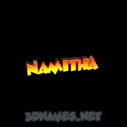 namitha in Black Background style - 3D name wallpaper