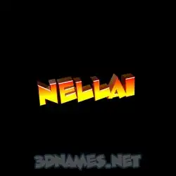 nellai in Black Background style - 3D name wallpaper