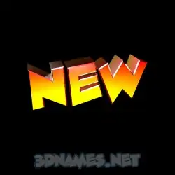 new in Black Background style - 3D name wallpaper