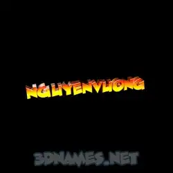 nguyenvuong in Black Background style - 3D name wallpaper