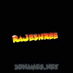 rajeshree in Black Background style - 3D name wallpaper
