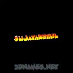 sujataretail in Black Background style - 3D name wallpaper