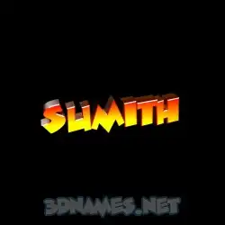 sumith in Black Background style - 3D name wallpaper