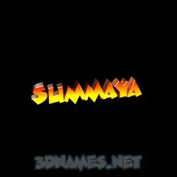 summaya in Black Background style - 3D name wallpaper