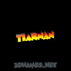 tiarnan in Black Background style - 3D name wallpaper