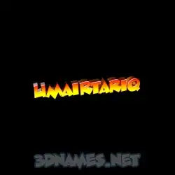 umairtariq in Black Background style - 3D name wallpaper