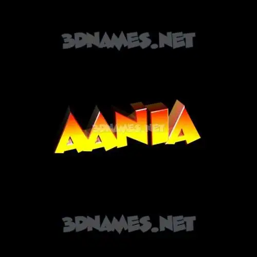 aania in Black Background style - 3D name wallpaper aania in Black Background style - 3D name wallpaper