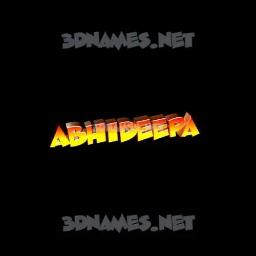 abhideepa in Black Background style - 3D name wallpaper