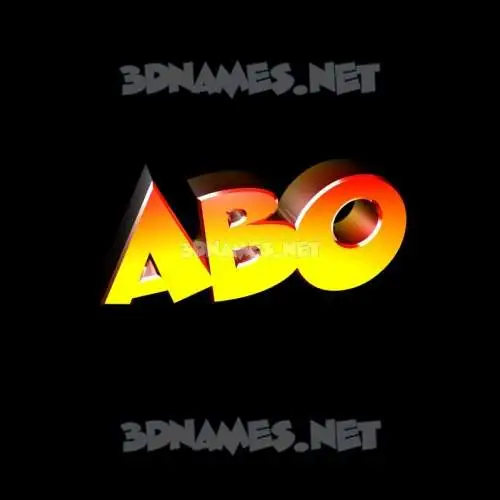 abo in Black Background style - 3D name wallpaper abo in Black Background style - 3D name wallpaper