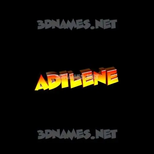 adilene in Black Background style - 3D name wallpaper
