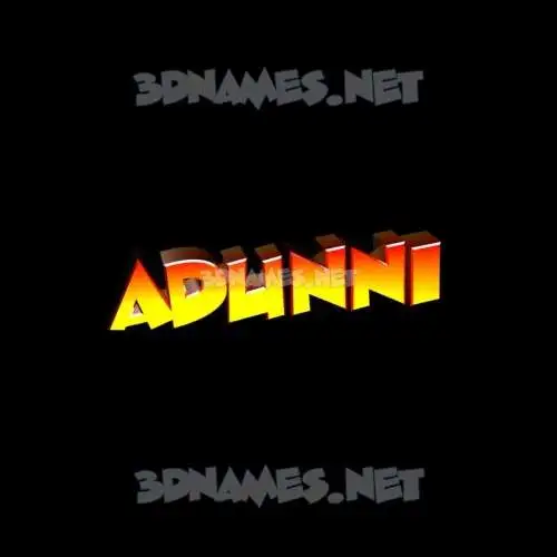 adunni in Black Background style - 3D name wallpaper