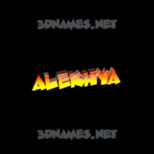 alekhya in Black Background style - 3D name wallpaper