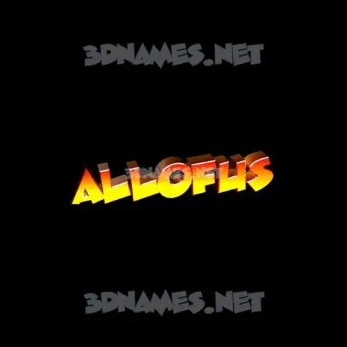 allofus in Black Background style - 3D name wallpaper