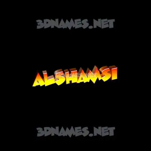 alshamsi in Black Background style - 3D name wallpaper alshamsi in Black Background style - 3D name wallpaper
