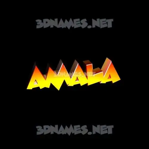 amala in Black Background style - 3D name wallpaper