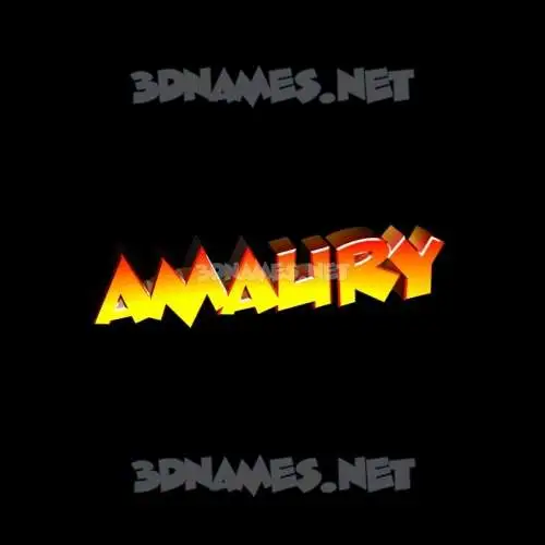 amaury in Black Background style - 3D name wallpaper