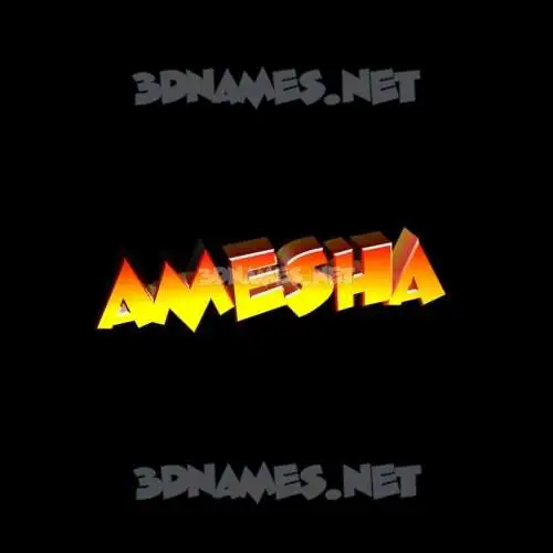 amesha in Black Background style - 3D name wallpaper amesha in Black Background style - 3D name wallpaper