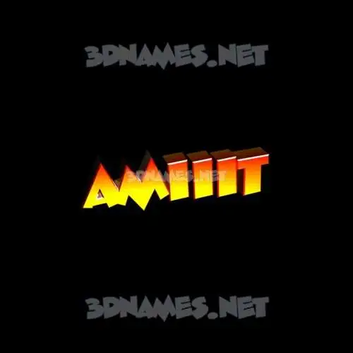 amiiit in Black Background style - 3D name wallpaper