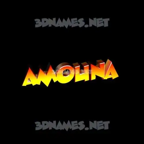 amouna in Black Background style - 3D name wallpaper