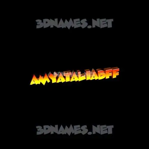 amyataliabff in Black Background style - 3D name wallpaper
