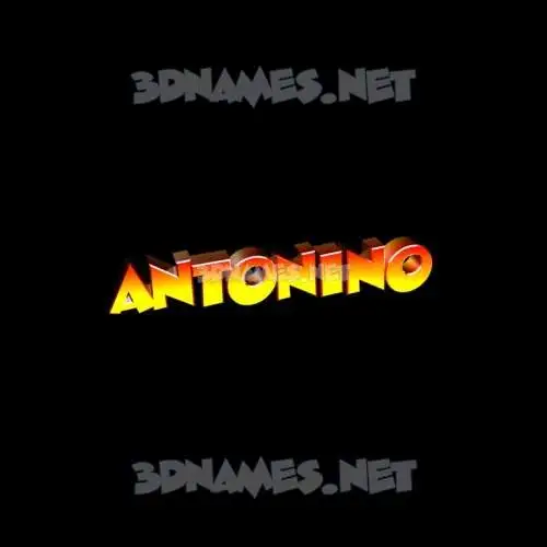antonino in Black Background style - 3D name wallpaper
