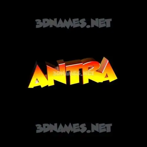 antra in Black Background style - 3D name wallpaper