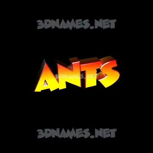 ants in Black Background style - 3D name wallpaper ants in Black Background style - 3D name wallpaper