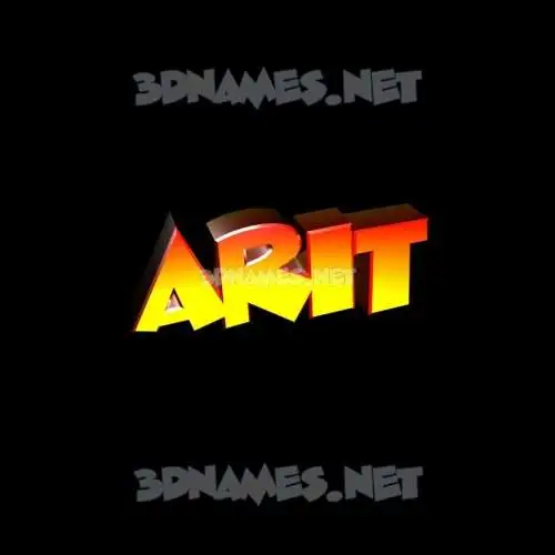 arit in Black Background style - 3D name wallpaper arit in Black Background style - 3D name wallpaper